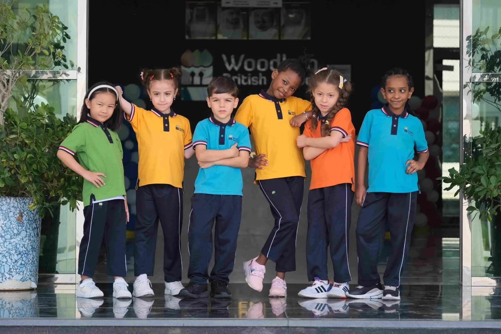 House teams at Woodlem British School