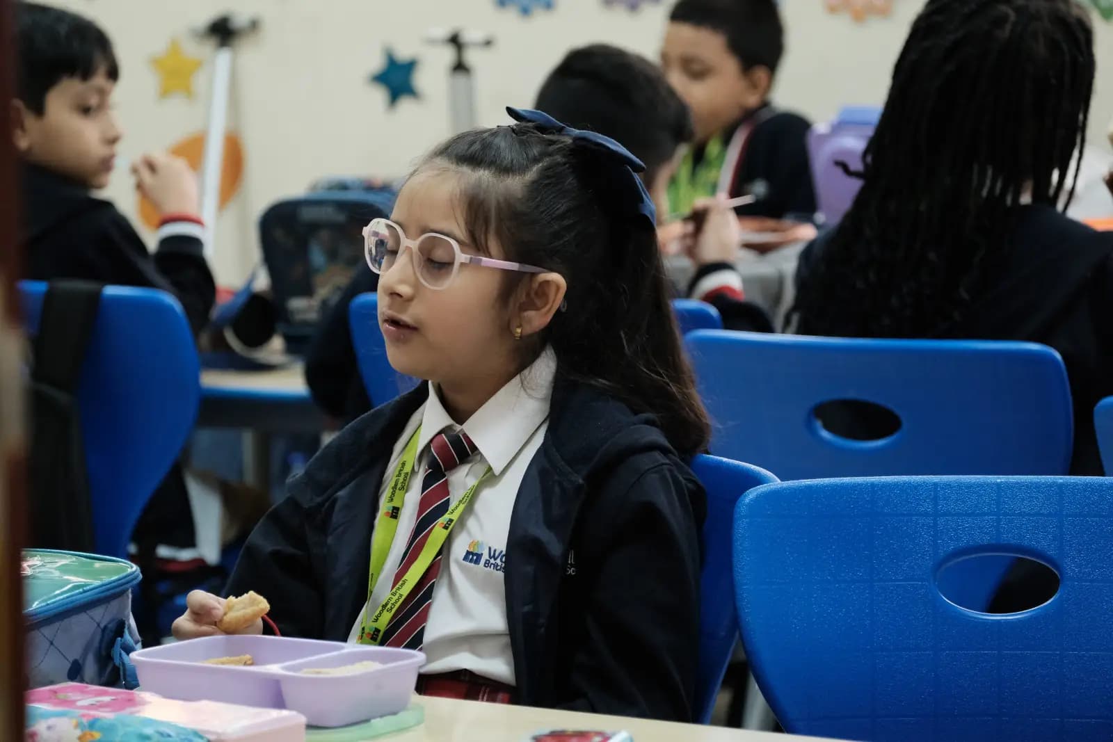 Young learners in an EYFS classroom